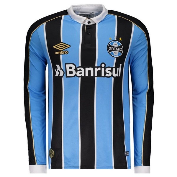 Tailandia Camiseta Grêmio FBPA 1ª ML 2019-2020 Azul